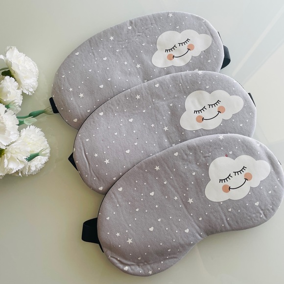 Other - Melange Grey Eye Mask-Single-New